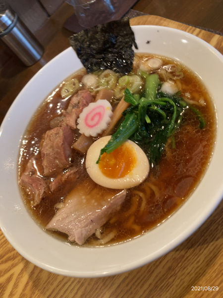 「生姜醤油中華そば(並)」@あかつきほじなしの写真