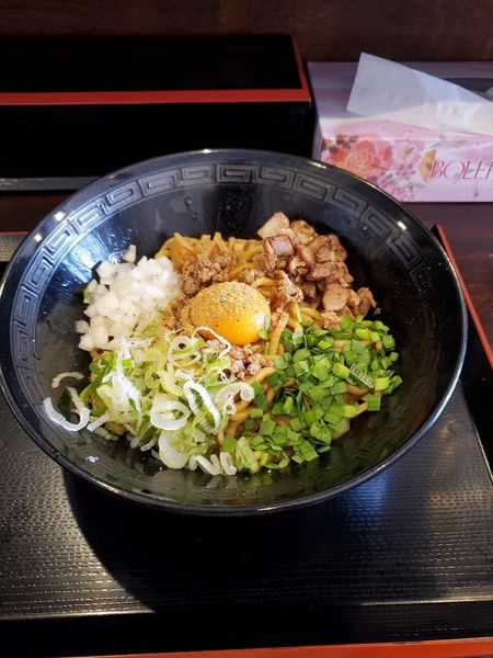 「ドロまぜそば@450」@ラーメン極の写真