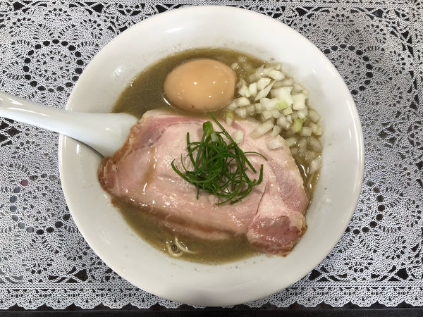 「煮干しそば 塩 味玉付」@中華そば ふじ野の写真