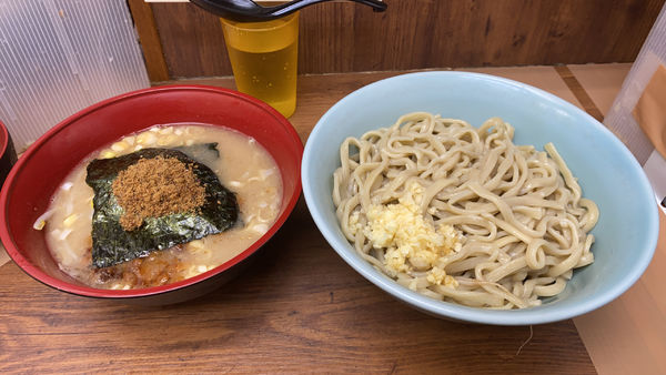 「つけ麺 ショウガ ニンニク アブラ」@ラーメン二郎 池袋東口店の写真