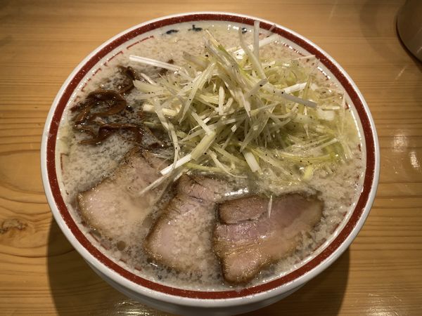 「ねぎそば（こってり）」@田中そば店 新橋店の写真