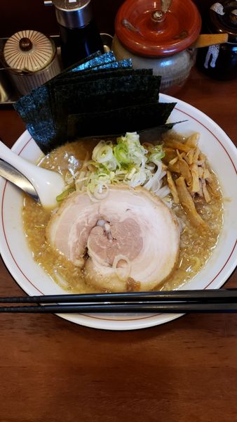 「のりラーメン」@拉麺 梅太郎の写真