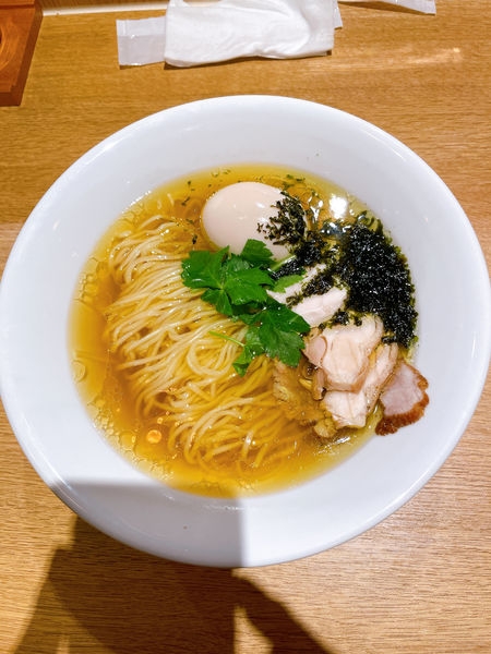 「特製淡麗塩ラーメン1200円」@明鏡志水の写真