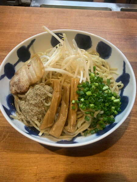 「油そば（ホタテ油特製）」@小倉油麺専門 山希の写真