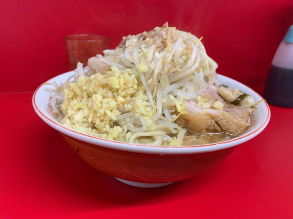 「ラーメン大、野菜、油、生姜」@ラーメン二郎 大宮公園駅前店の写真
