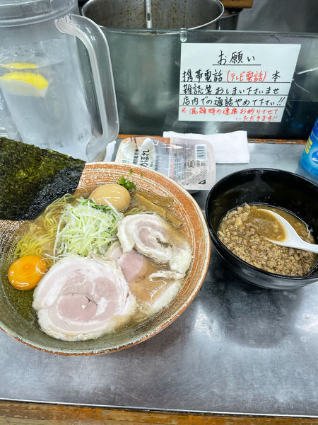 「ホッキ貝出汁悪いつけ」@覆麺 智の写真