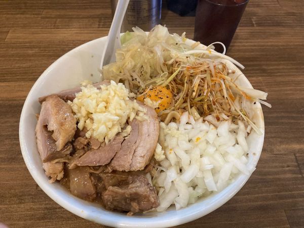 「汁なし300g 950円」@男気らーめん アカギの写真