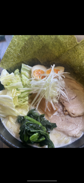 「塩とんこつ」@ラーメン 白  本店の写真