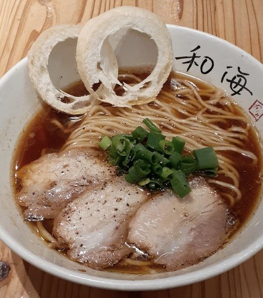 「塩らーめん」@らーめん専門 和海 なんば店の写真