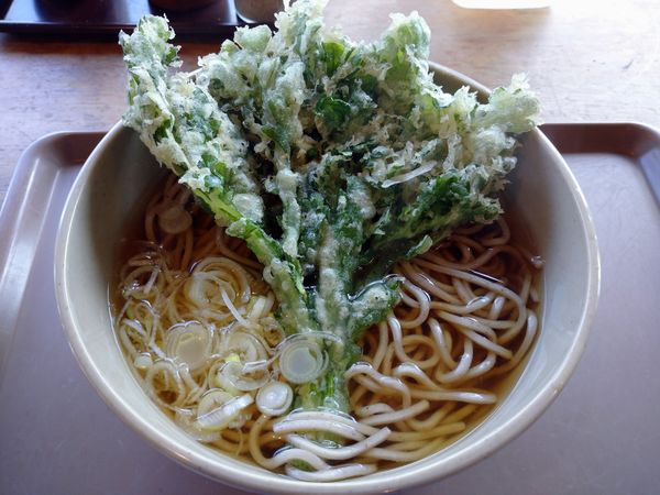 「春菊天そば(460円)」@そば太田の写真