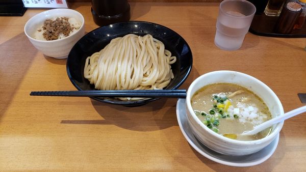 「鶏白湯つけ麺」@麺堂 稲葉の写真