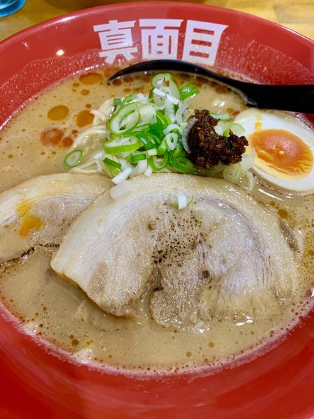 「えび豚骨味噌拉麺」@えび豚骨ラーメン真面目 押上店の写真