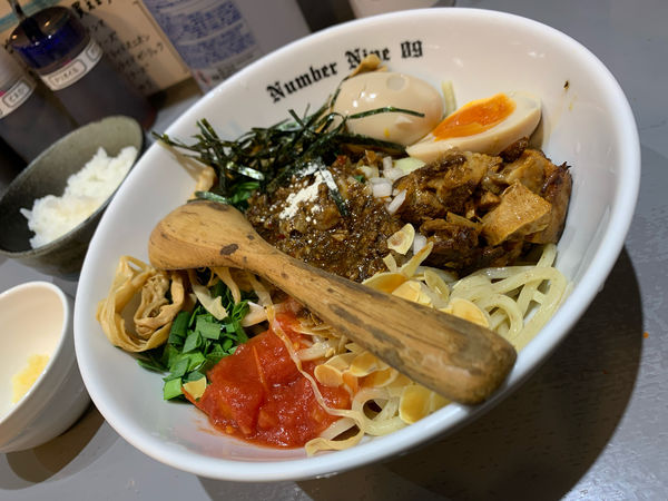 「【限定】冷やしブラック」@麺Dining Number Nine 09の写真