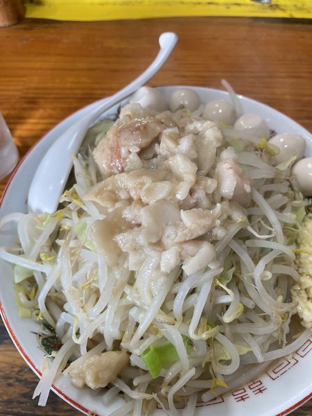 「ラーメン200g うずら　アブラマシ」@らーめん じろきんの写真