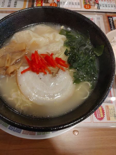 「生姜塩ラーメン(半ライス)」@おおぎやラーメン 高崎問屋町店の写真