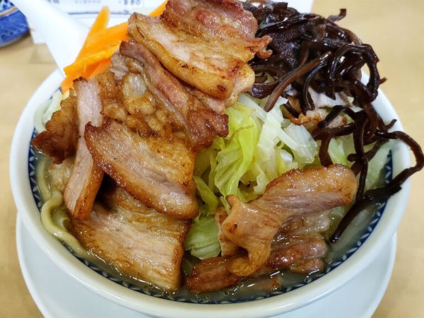 「特製タンメン（大盛）」@塩山館食堂の写真