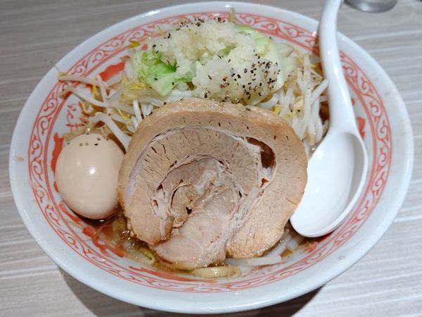 「ブタ二郎らーめん(中盛・250g)840円→700円」@高崎青春ブタ二郎の写真