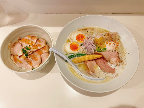 「鶏白湯そば極み」@鶏そば朱雀の写真