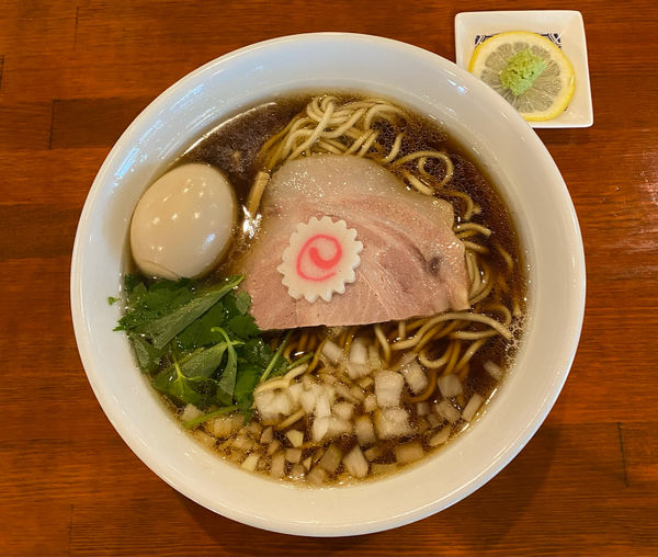 「味玉サンマ煮干中華そば」@中華そば 松井の写真