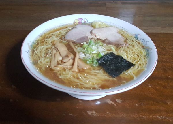 「中華そば大盛」@竹駒の写真