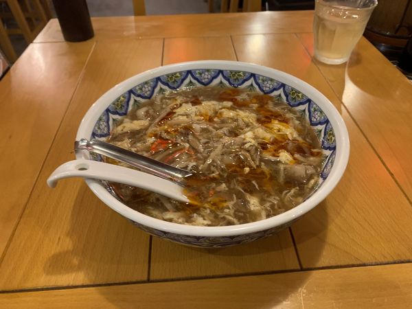 「スーラータンメン(960円)」@中国ラーメン 揚州商人 流山おおたかの森S・C FLAPS店の写真