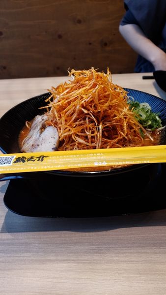 「辛ネギ味噌らーめん」@五穀味噌らーめん 味噌屋蔵之介 朝霞田島店の写真