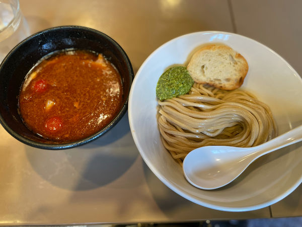 「海老トマトつけ麺」@つけ麺 五ノ神製作所の写真