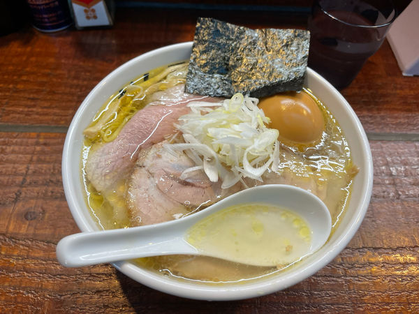 「塩ラーメン」@元祖一条流がんこラーメン たま館分店の写真