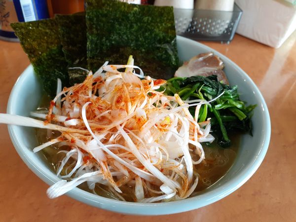 「ラーメン、ネギ」@横浜ラーメン 町田家 新百合ヶ丘店の写真