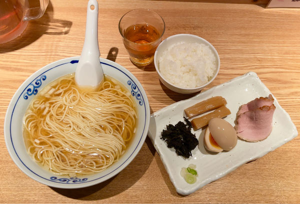 「氷見産煮干ラーメン & ライス」@貪瞋癡の写真