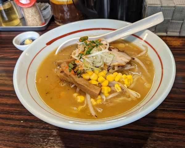 「味噌らぁ麺」@らー麺 あけどやの写真