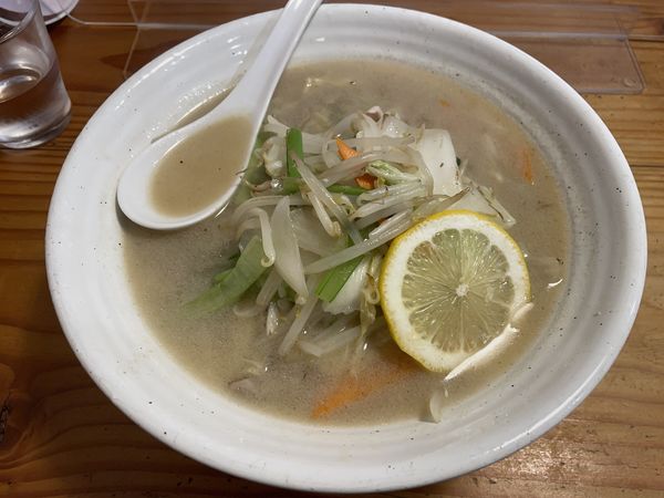 「塩タンメン（大盛）」@自家製多加水極太麺 ISAMIの写真