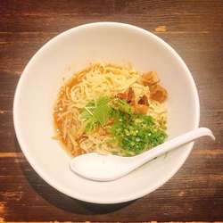 油そば　海老味