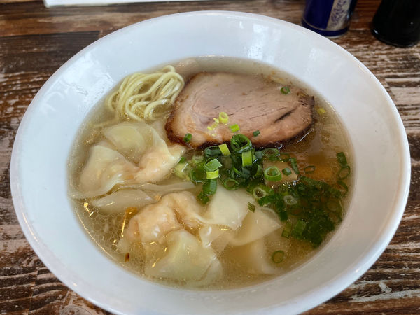 「【限定】海老雲呑麺800円」@麺家 椿の写真