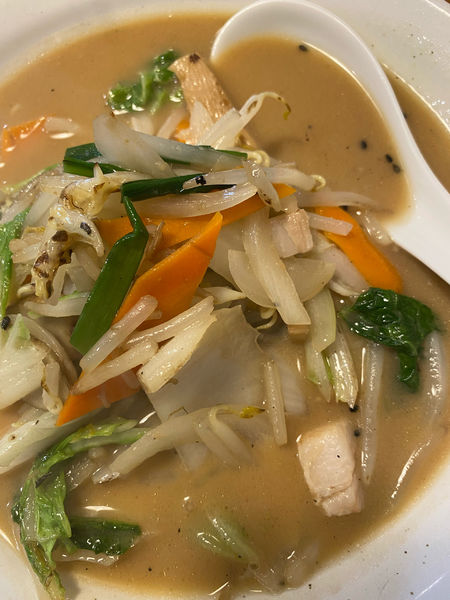 「味噌タンメン」@自家製多加水極太麺 ISAMIの写真