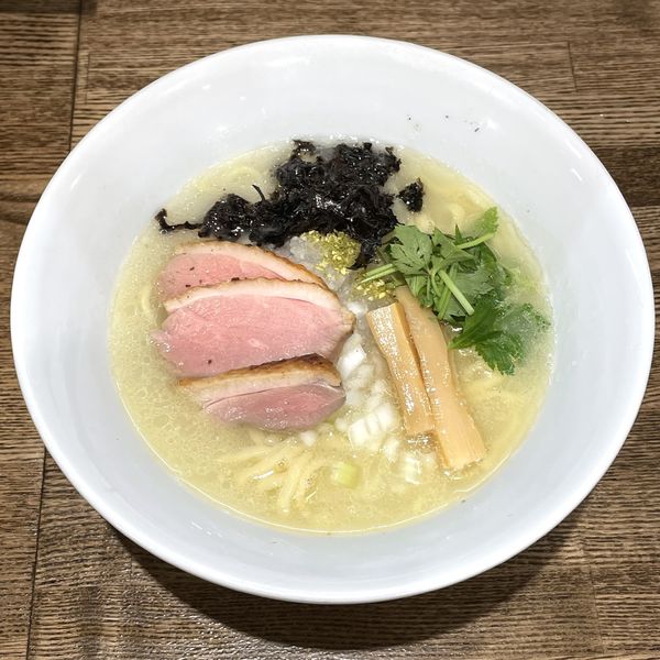 「【夜限定】鴨の荒炊き潮SOBA￥900」@㐂りん食堂の写真