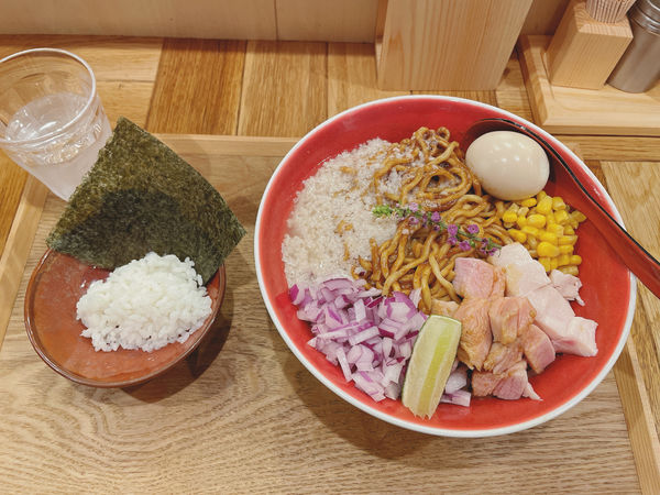 「味噌和え麺」@味噌らーめん 柿田川ひばり 恵比寿本店の写真
