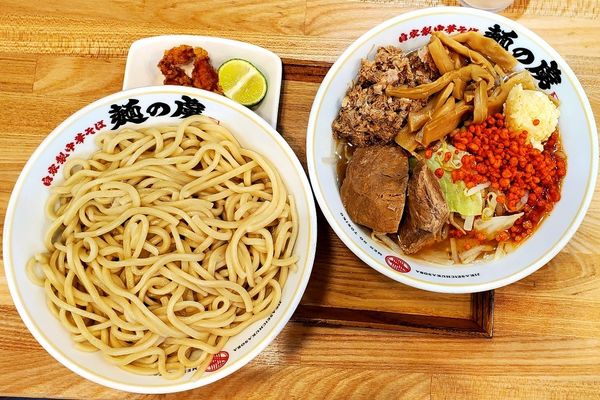 「富二郎つけ麺あつもり(大盛)」@自家製中華そば 麺の虜の写真