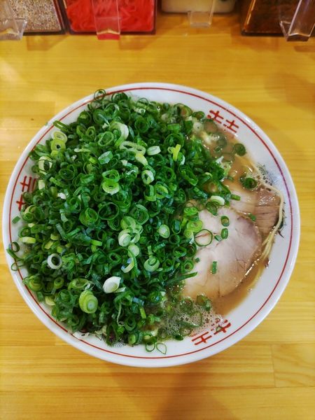 「豚骨らーめん+ねぎ増し  ｷｸﾗｹﾞ抜き」@てっちゃんの写真