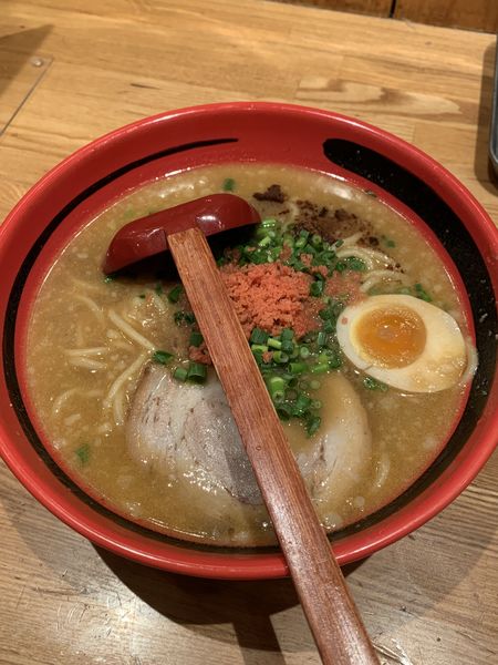 「えびみそ、そのまま、太麺 830円」@えびそば一幻 新千歳空港店の写真