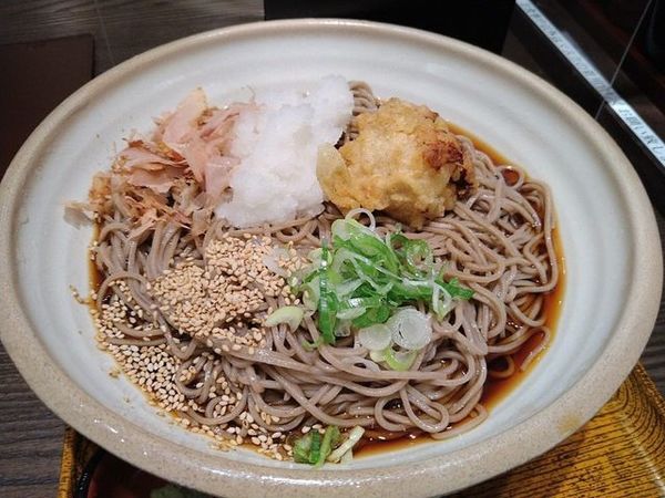「おろしそば・鳥天トッピング」@おらが蕎麦 京都アバンティ店の写真