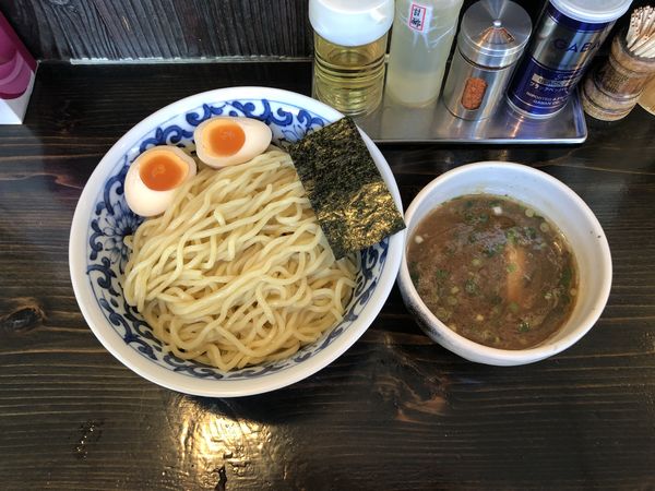 「味玉つけ麺大盛」@杏樹亭の写真