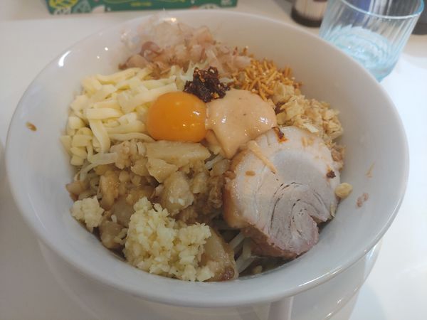 「まぜそば 小」@ラーメン クマジロウの写真