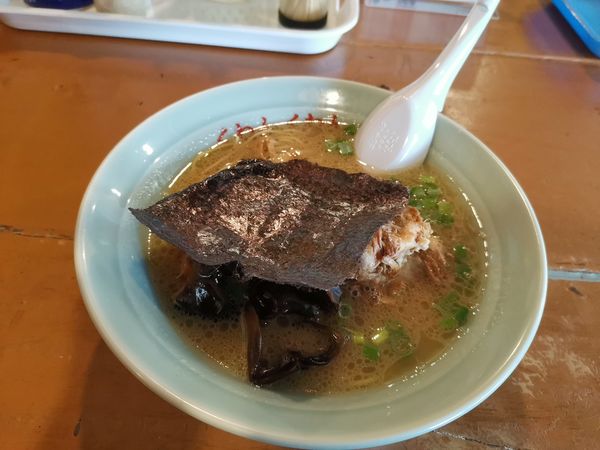「ラーメン 770円　替玉165円」@BOOの写真
