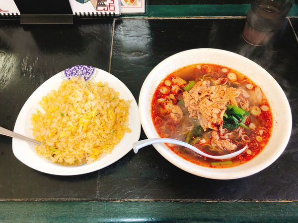 「ホルモンラーメン」@迎春餃子の写真