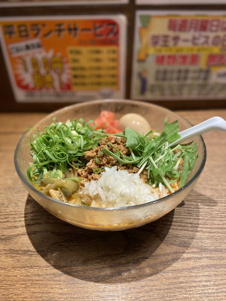 「冷やし豆乳坦々麺」@中華そば うめやの写真