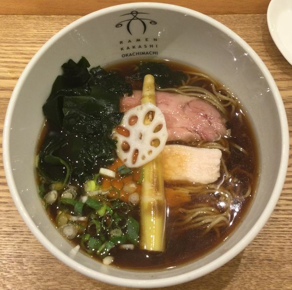 「鶏清湯醤油 800円」@案山子の写真