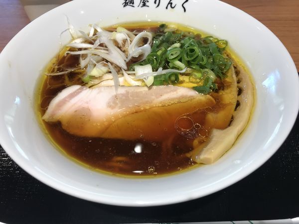 「たまり醤油らーめん780円（+餃子）」@麺屋りんくの写真