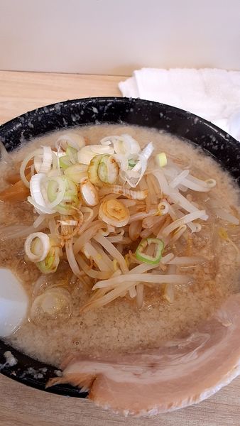 「ミニラーメン➕もやし」@らーめん かづの写真