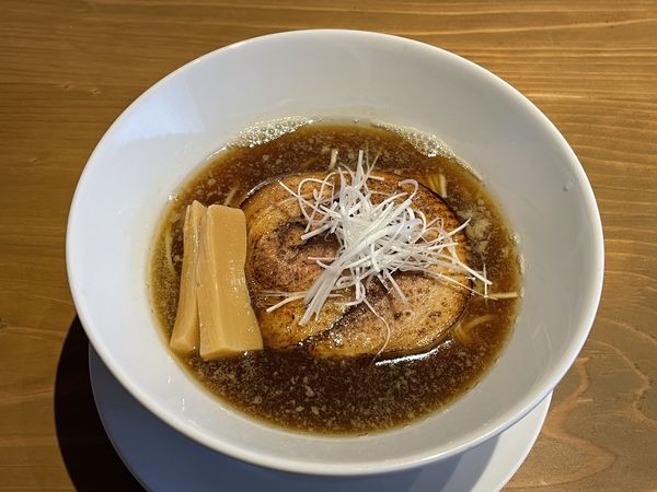「限定・鳥そば醤油800円」@鯛骨らぁ麺 あぐらの写真